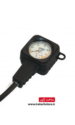 گیج غواصی تکی به همراه حرارت سنج مینیاتوری مدل AG-7 Nrx